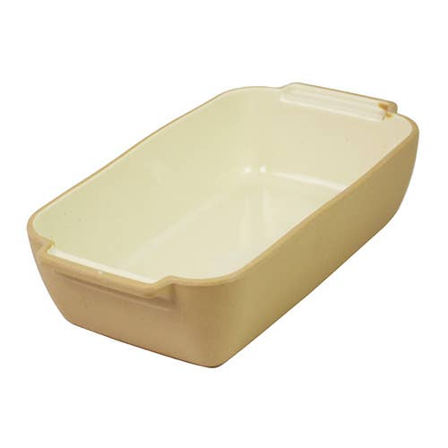 Cream Marl 1/3 Size Crock 12-3/4"L x 7"W x 3-1/4"H for wholesale by Bauscher Hepp
