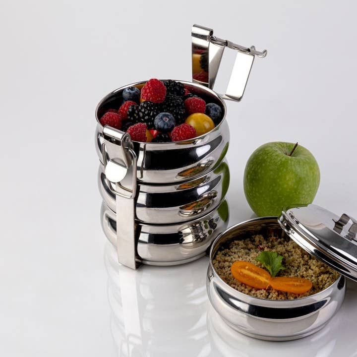 Belly Tiffin Stainless steel containers for food(bag) for wholesale by Tiffin Spain