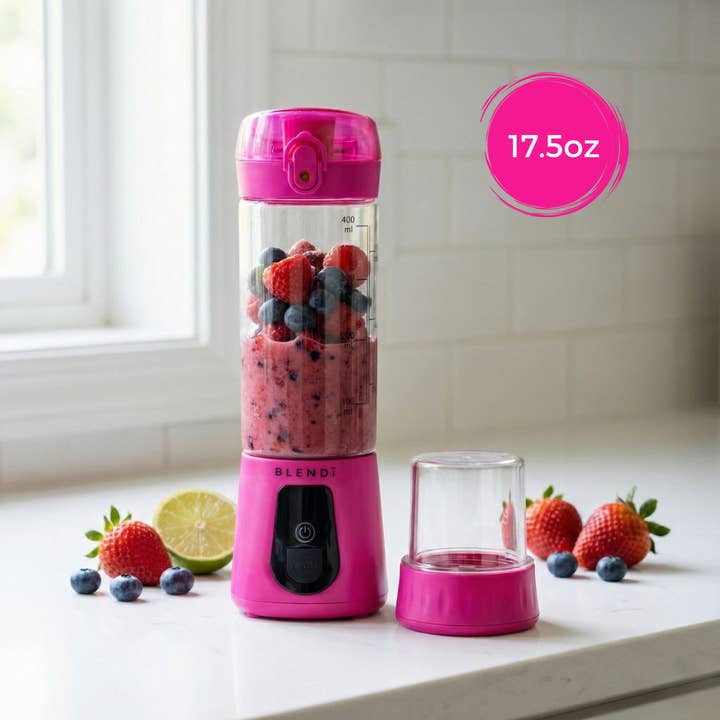 BLENDi Pro+ 17oz Hot Pink Portable Blender Smoothie Maker for wholesale by BLENDi
