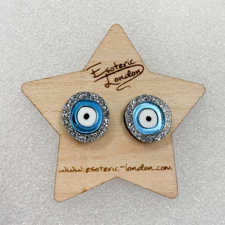Orecchini a perno malocchio per la vendita all'ingrosso da parte di Esoteric London