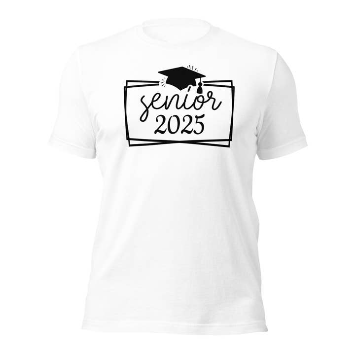 T-shirt Unisex Class of 2025 Grad Tee 25 por atacado de Black and Gifted LLC