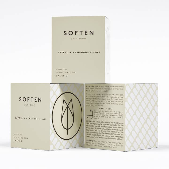 Bare Skin Bar/By Steven – wholesale Bath bomb/fizz – SOFTEN Bath Bomb2