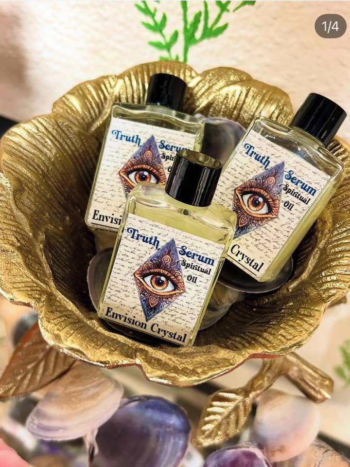 Truth Serum Spiritual Intention Oil - 1/2 Oz Scented for wholesale by Envision Crystal