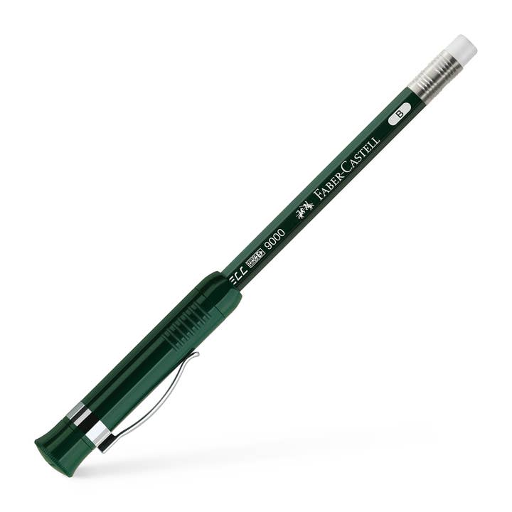 Faber-Castell / Creativity for Kids - Wholesale Pencil - Perfect Pencil, Castell 9000 with Built-in Sharpener Cap