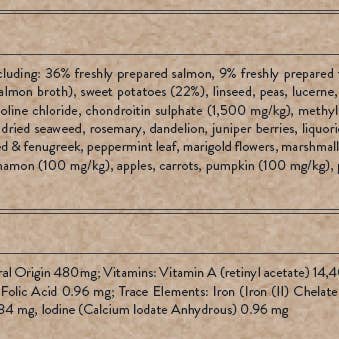 Celtic Connection Holistic Pet Food - Wholesale Pet Food - Dog - SALMON with TROUT & SWEET POTATO3