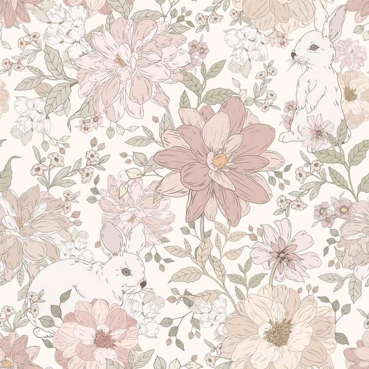Papier peint Lapins Cache-cache pour la vente par DEKORNIK