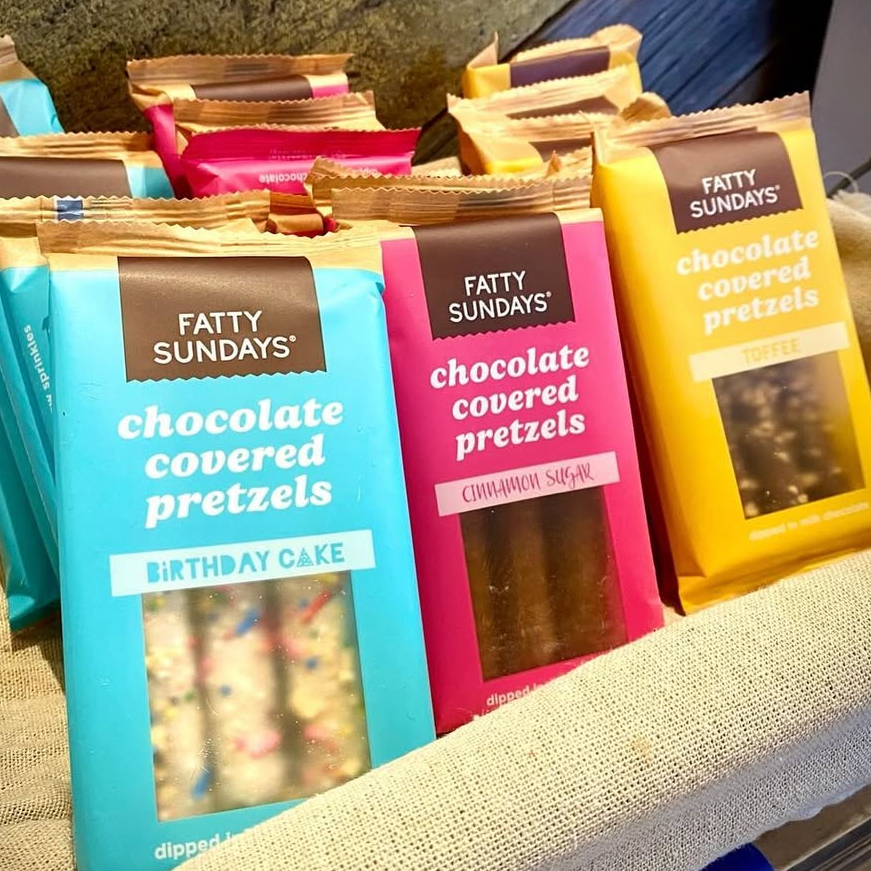 Fatty Sundays - Wholesale Chocolate Covered Sweets - Cinnamon Sugar Chocolate Covered Pretzels (3-pack)4