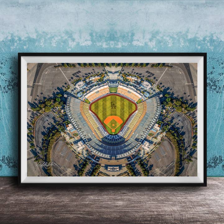 Dodgers Stadium Print - Sunrise View - LA for wholesale by Clifton Haley Photography