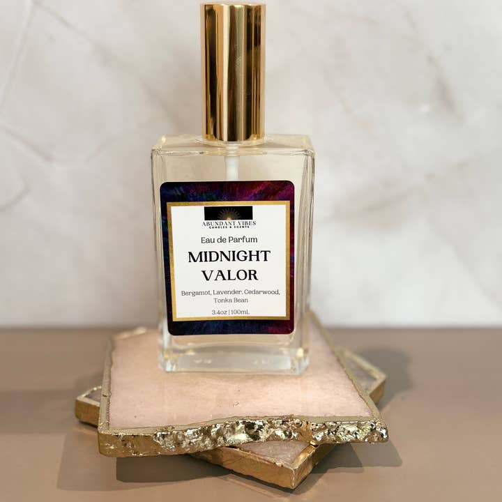 Abundant Vibes Candles & Scents - Wholesale Perfume/Eau de Toilette - Midnight Valor Eau de Parfum (Bergamot, Lavender, Cedarwood)3