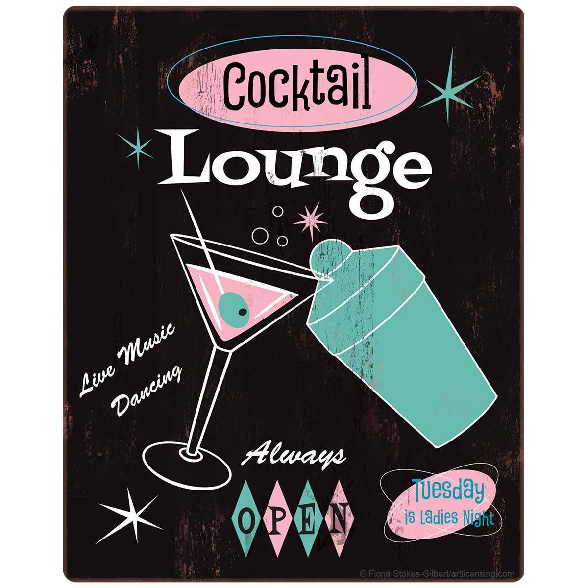 RetroPlanet – wholesale Sticker – Cocktail Lounge 1950s Style Sticker0