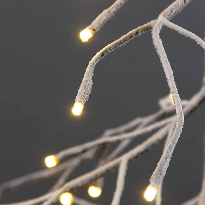 LIGHTSHARE - Wholesale Artificial Christmas Tree - Lightshare Snowy Fir Tree: Christmas Tree with Warm White Li6