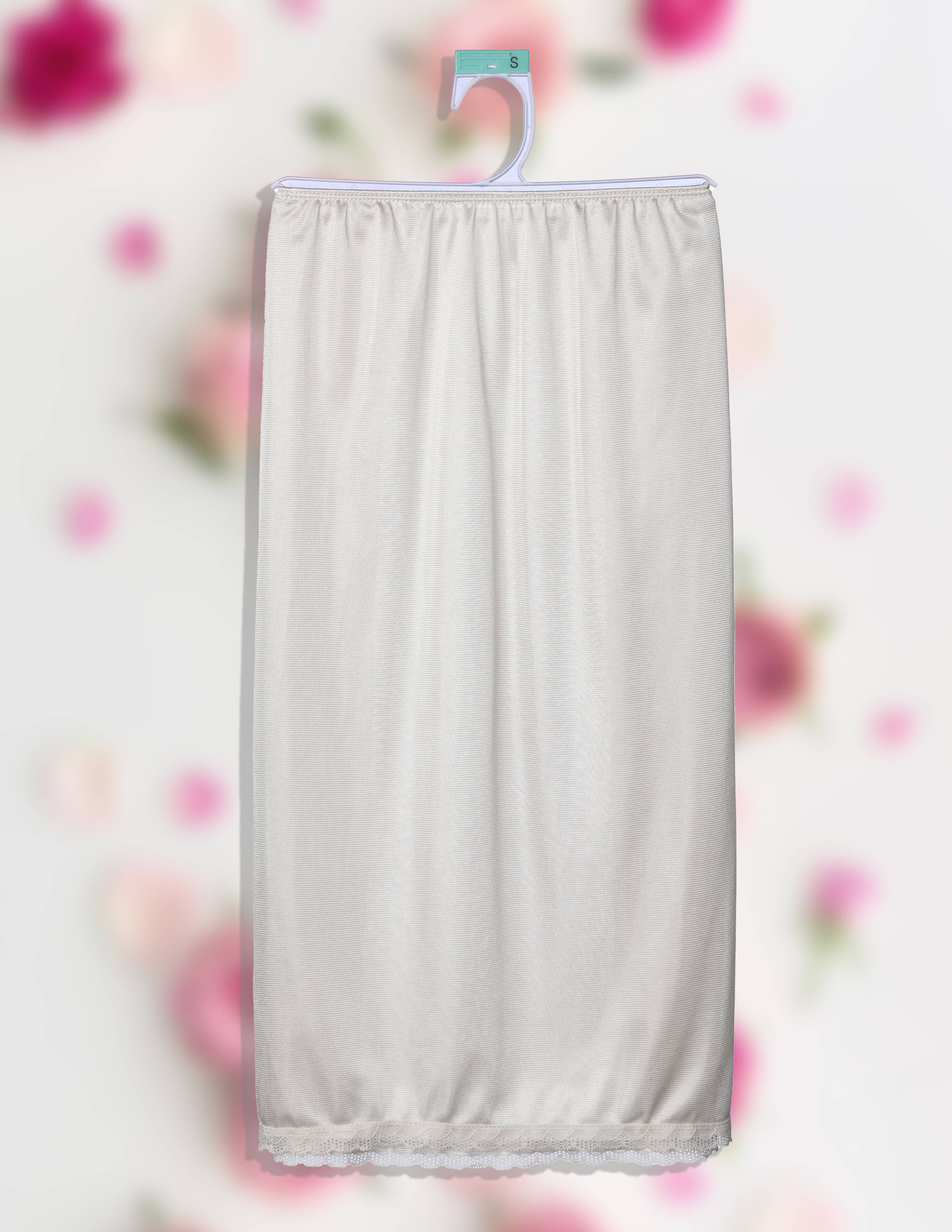 Isadora, Tipi toe, & James Fiallo - Wholesale Slip - Women's - Isadora Women Satin Half Slip Culotte Floral Lace Underskirt8