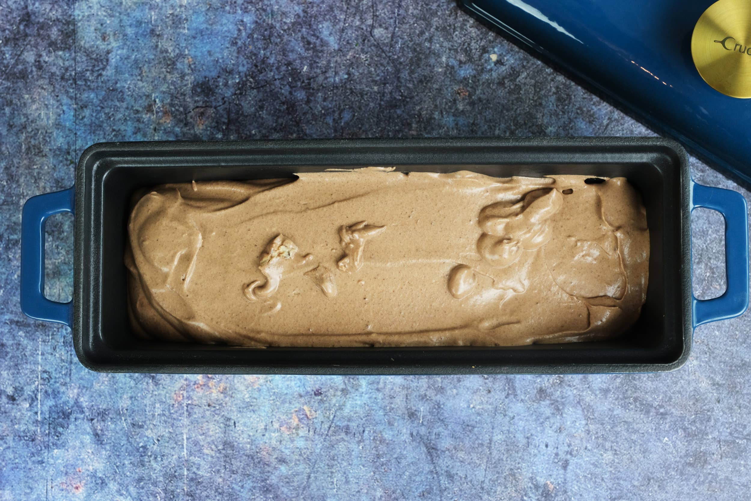 Crucible Cookware - Wholesale Bread Pan - Enameled Cast Iron Bread Pan with Lid - Dark Teal Blue 11