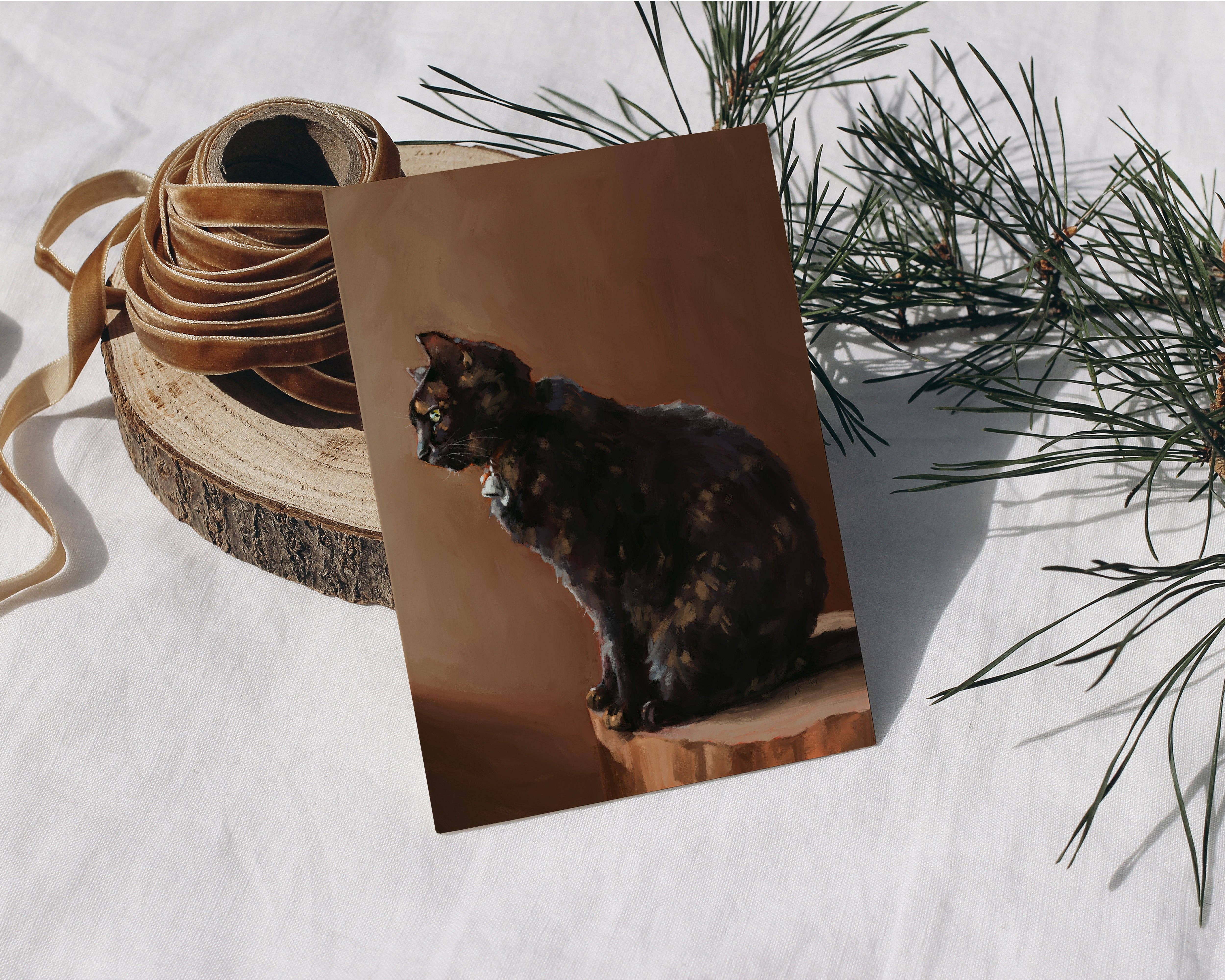 The Ugly Cat Studio - Vente Affiche d'art - Impression d'art de chat écaille de tortue25