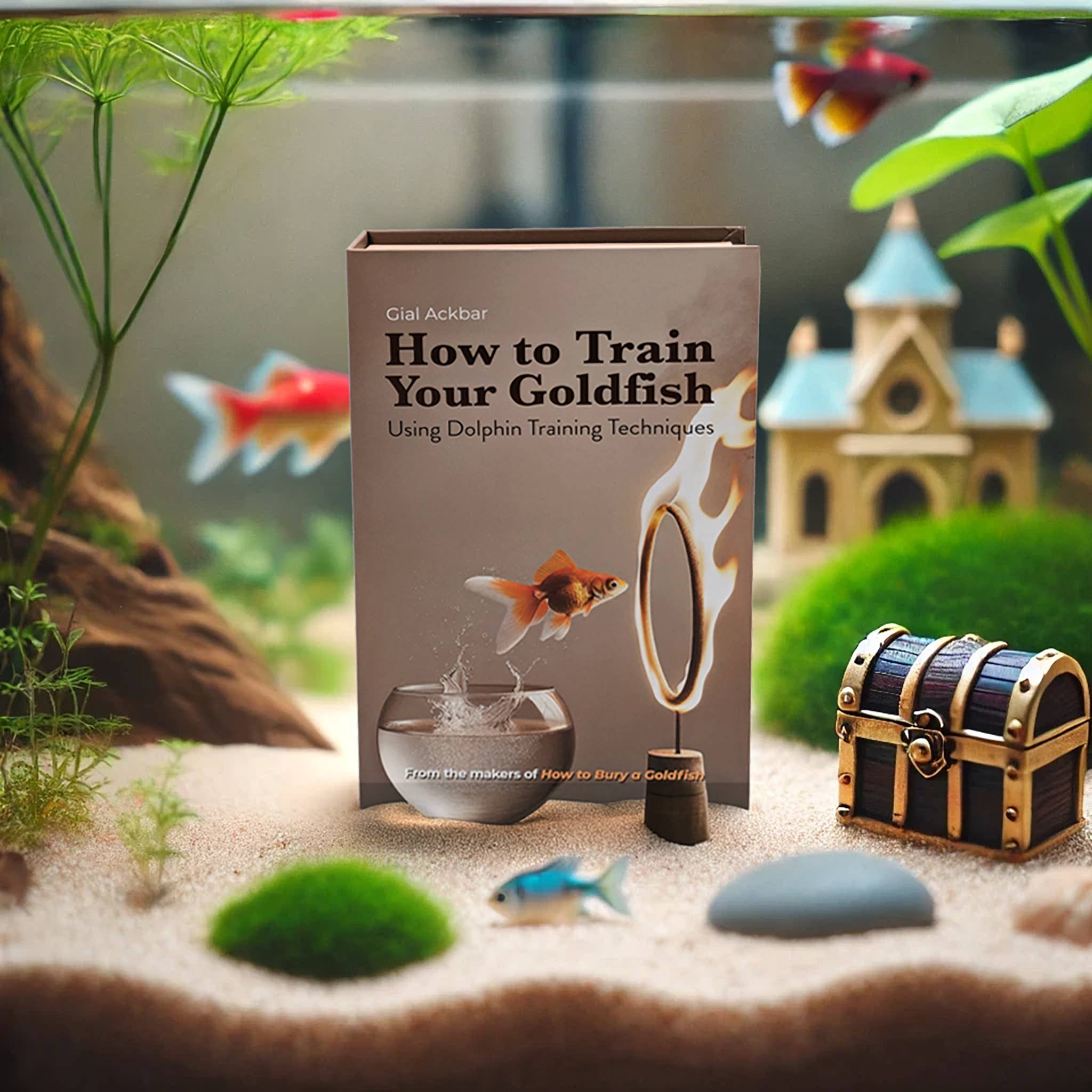 Book Boxes - Wholesale Decorative Box - How to Train Your Goldfish Using Dolphin Training Techniques
