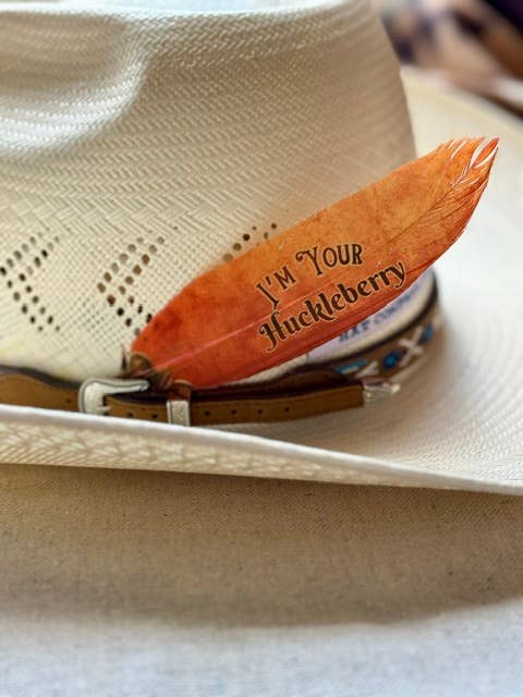 Tombstone I'm Your Huckleberry - Western Hat Accessory for wholesale by Buckaroo Supply Company