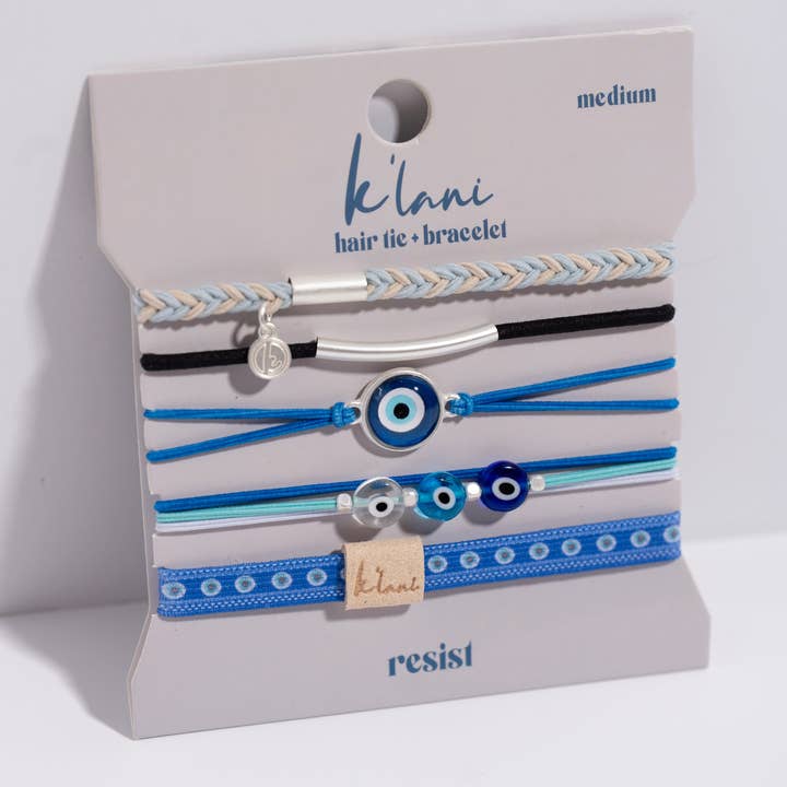 K'lani hair tie bracelets - Wholesale Jewelry Set - Resist5