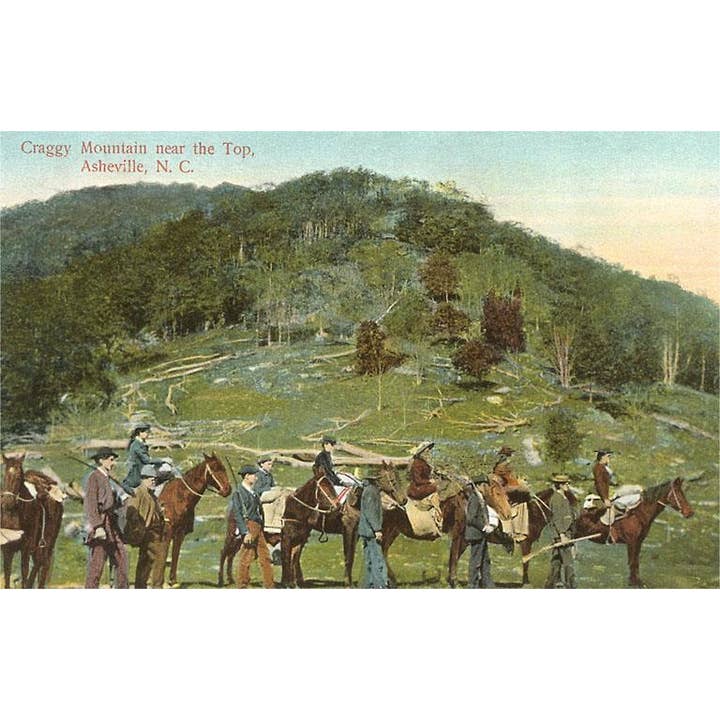 Postcard NC-157 Craggy Mountain, Asheville for wholesale by Found Image Press