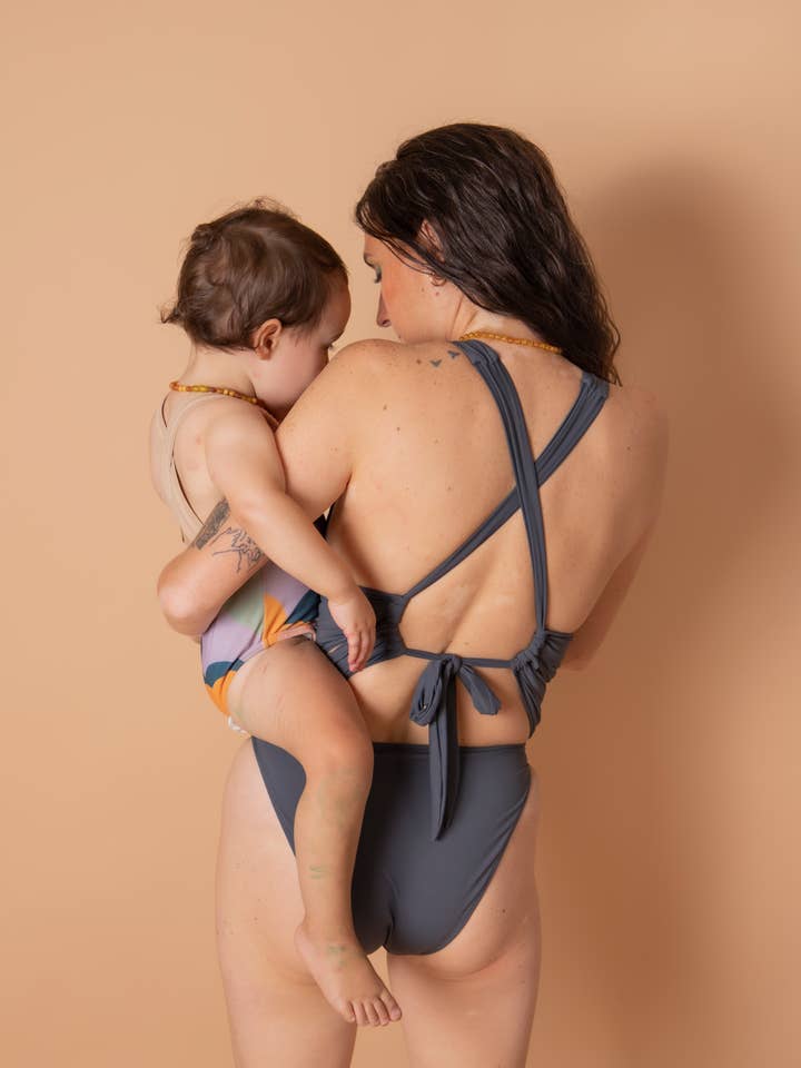 Antalaha One-piece in Grey for wholesale by FITIA