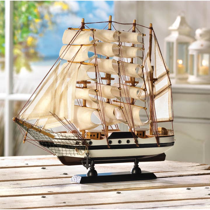 Zingz Home - Wholesale Decorative Tabletop Object - Passat Ship Model1
