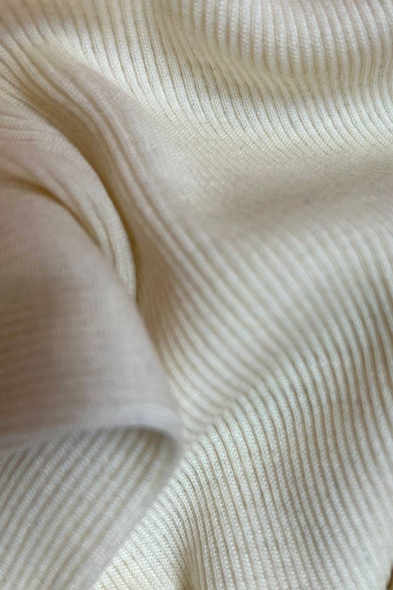 Madiva - Wholesale Knit Top - Women's - Amelie Crewneck - Ribbed Wool and Silk0