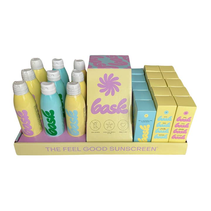 Bask Sunscreen - Wholesale Sunscreen - Bask Full Product Line + Free Display & Free Testers