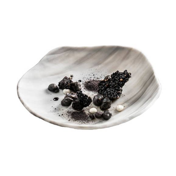 ASSIETTE CREUSE EN VERRE NORDICA 21CM pour la vente par Catalonia Plates, Inc.