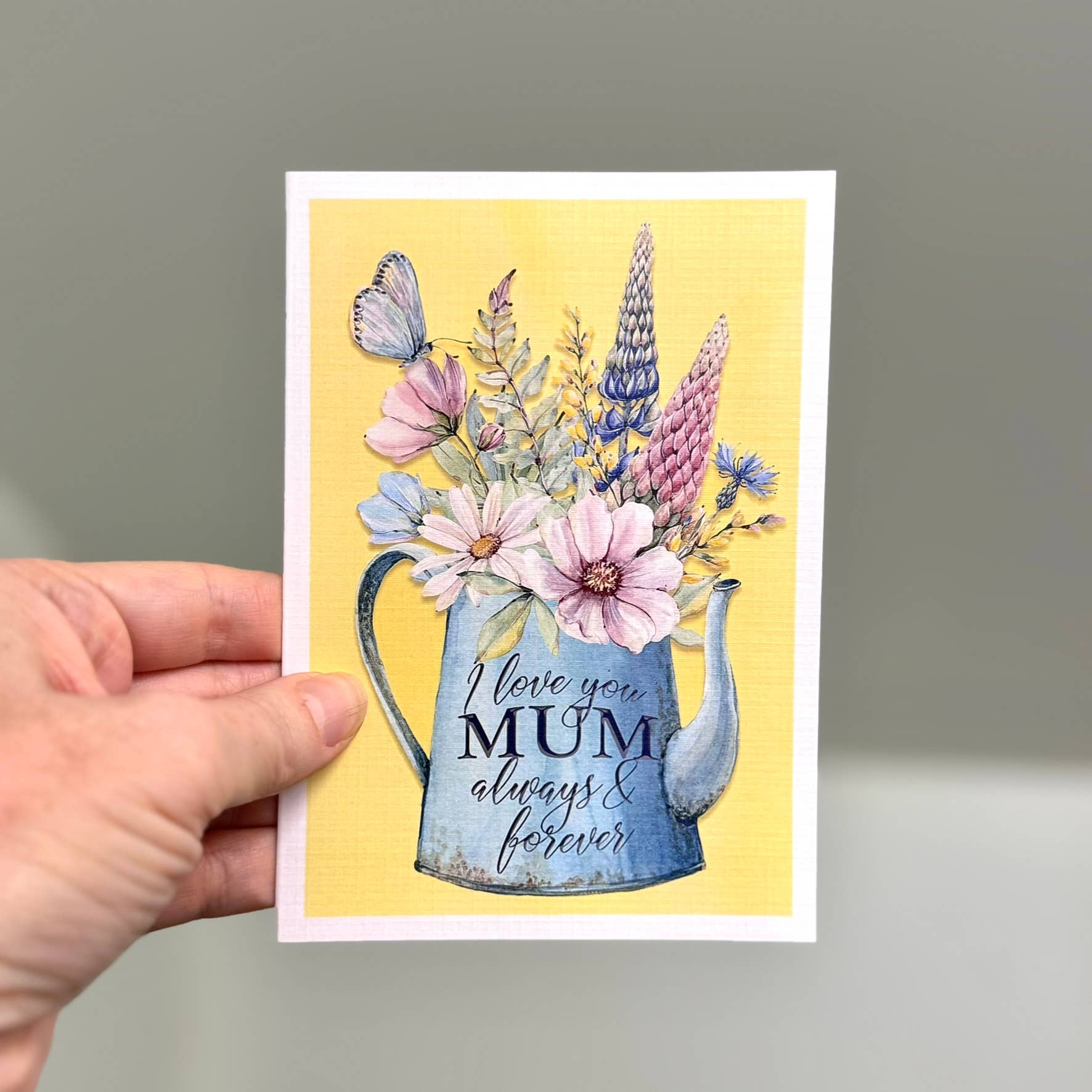Scattered Seed Co - Wholesale Motherβs Day card - SPRING GARDEN I love you Mum - Mothers Day card