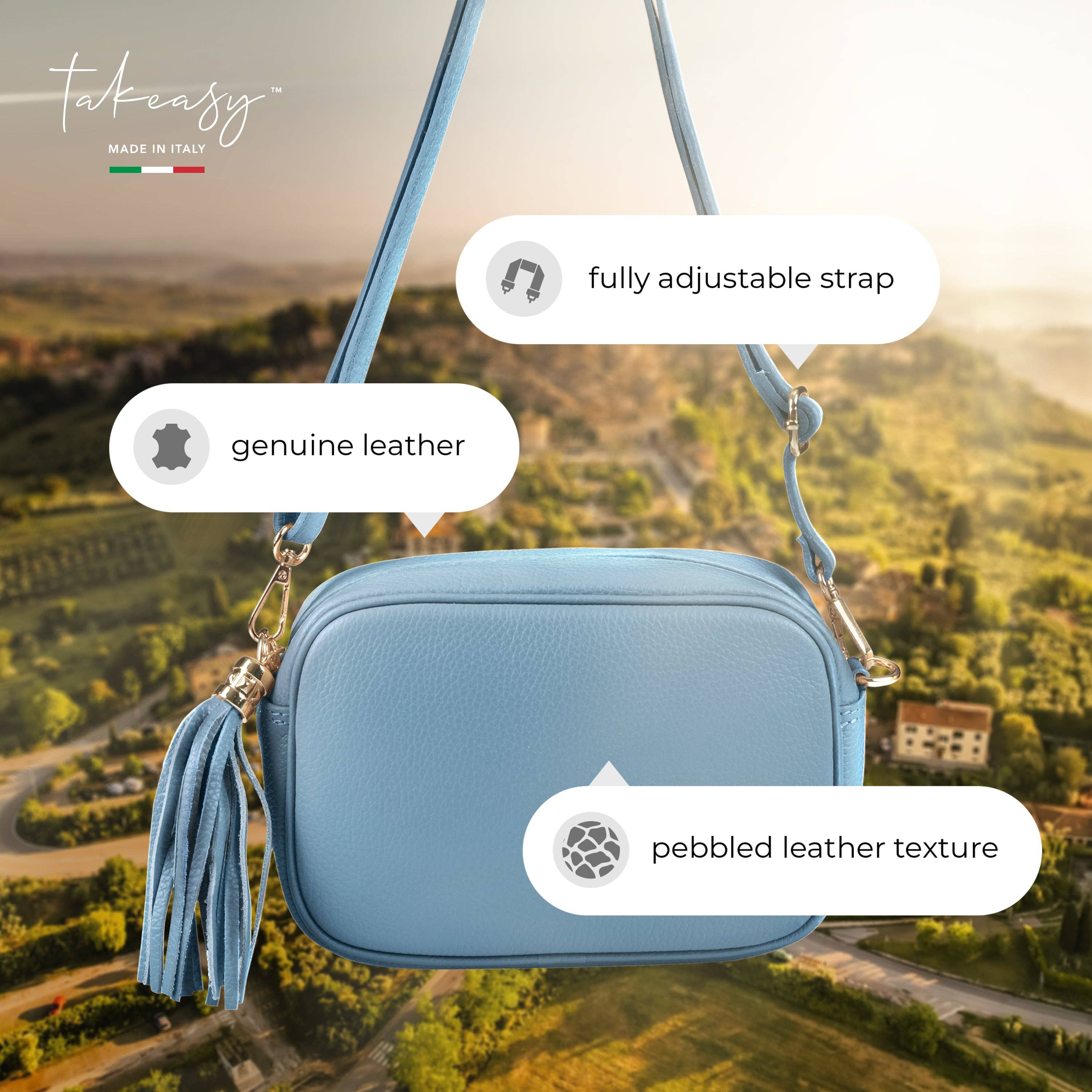 TAKEASY – bolsa tiracolo - Mulher por atacado – Mala a Tiracolo de Pele de Vitela74