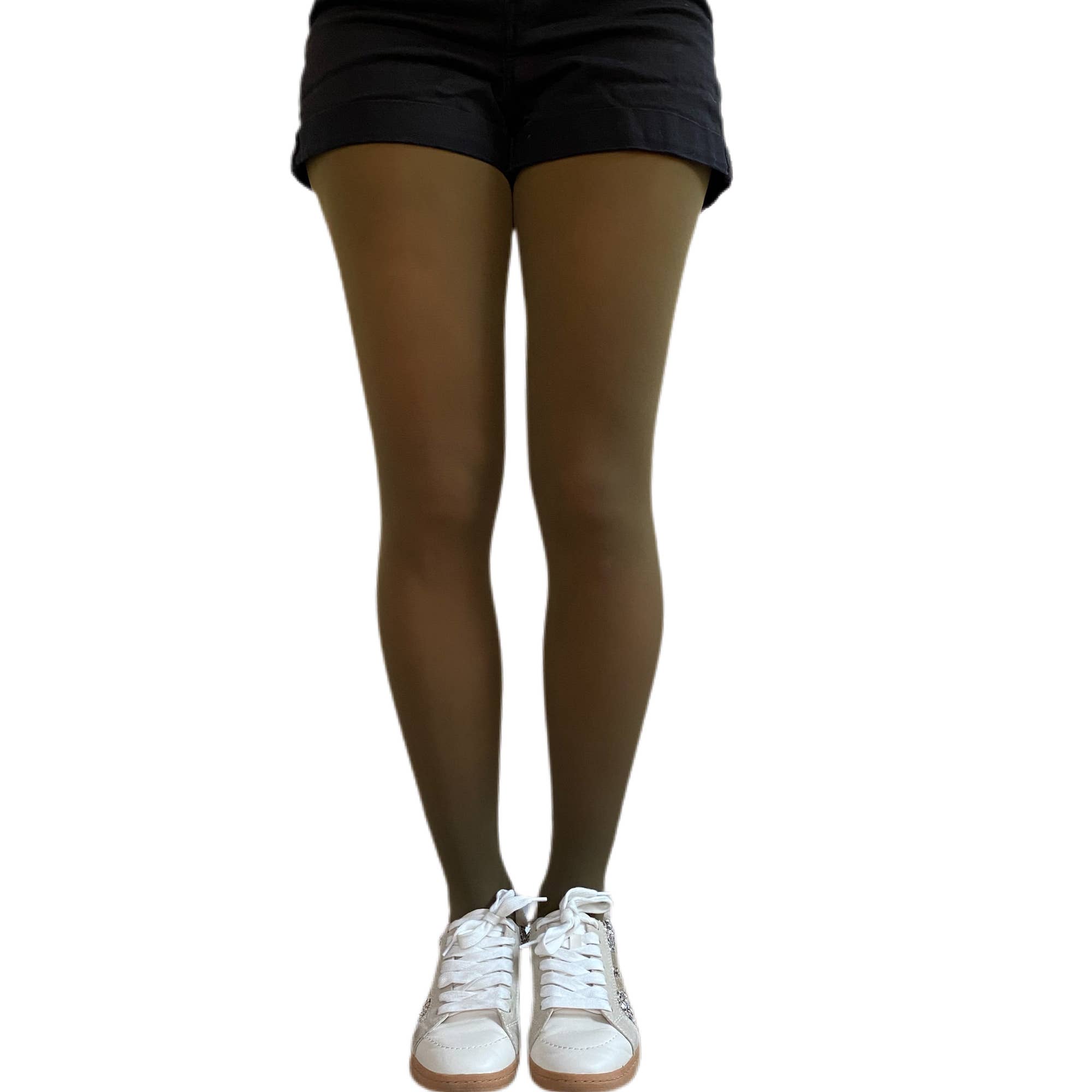 Malka Chic - Wholesale Tights - Women's - Green Olive Opaque Tights for All Women2