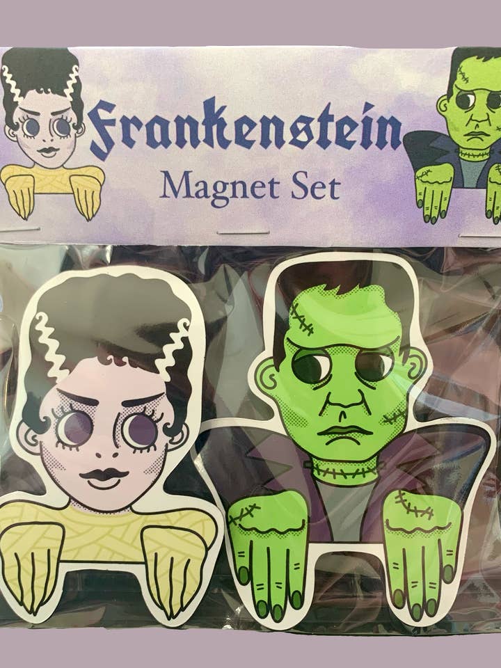 Frankenstein-Magnet-Set: Die Kreatur und Die Braut für den Großhandel von I Felt It Too