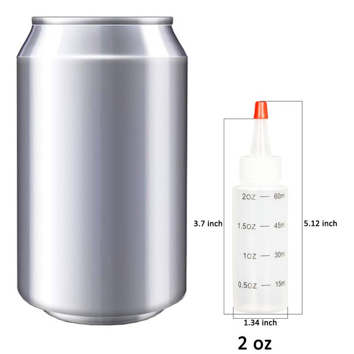 Youngever - Wholesale Food Storage Container - Youngever 16 Pack 2OZ Plastic Squeeze Condiment Bottles