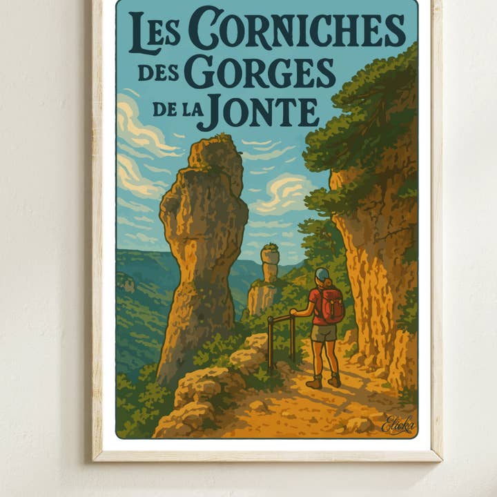 ELIOKA - Wholesale Poster - Display The Cornices of the Gorges de la Jonte1
