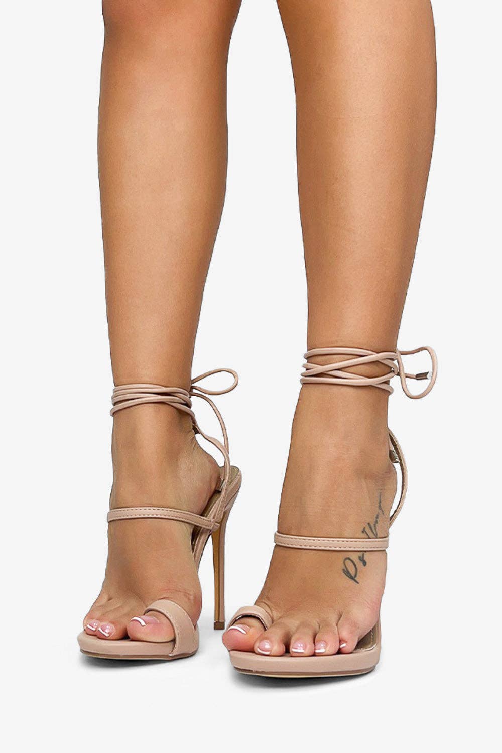 Lemonade Shoes - Vendita all'ingrosso Tacchi alti - Donna - SCAPE - Sandali con Tacco Alto da Donna in Nero e Nudo10