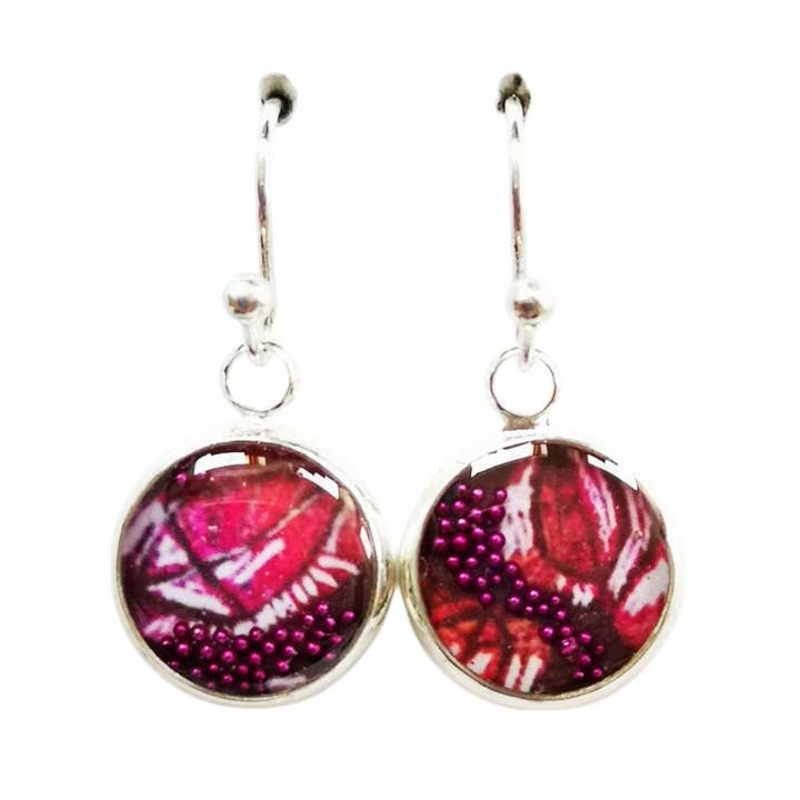 Short Drop Earrings, Sterling Silver - Harbour for wholesale by Nimanoma