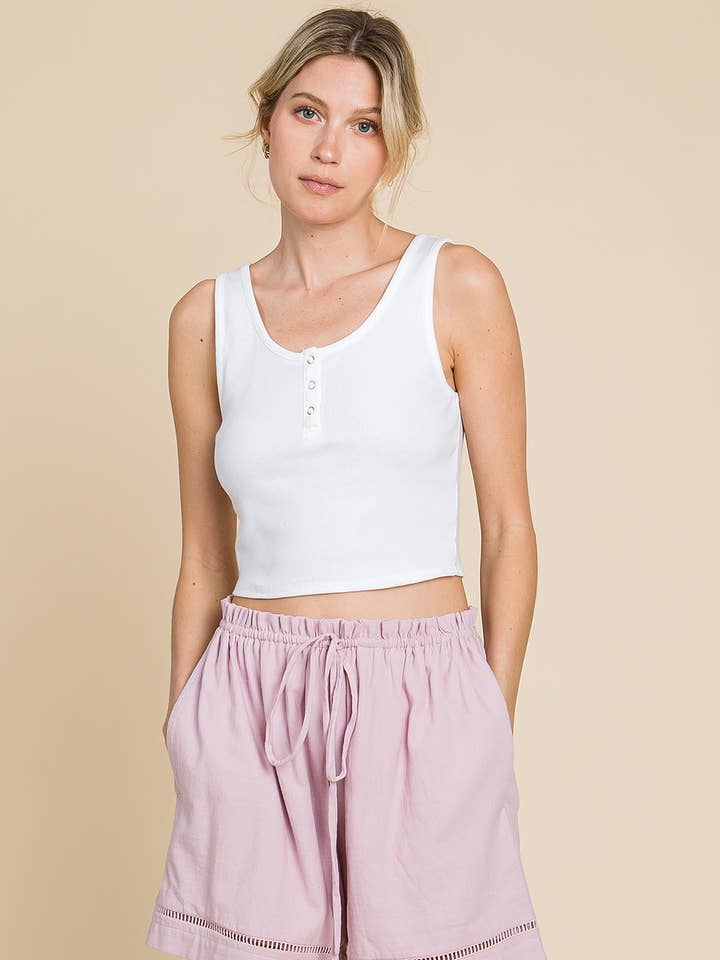 81076W-Women's Cotton Slub Ladder Trim Inserted Shorts for wholesale by Cotton Bleu