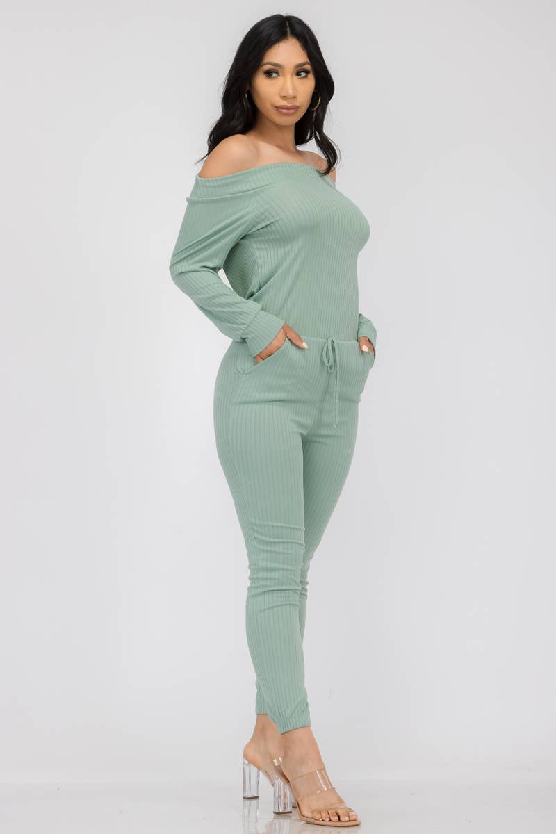 H&H Fashion Inc. - Vente Combinaison – femme - HH620X-SL - Combinaison à épaules dénudées2