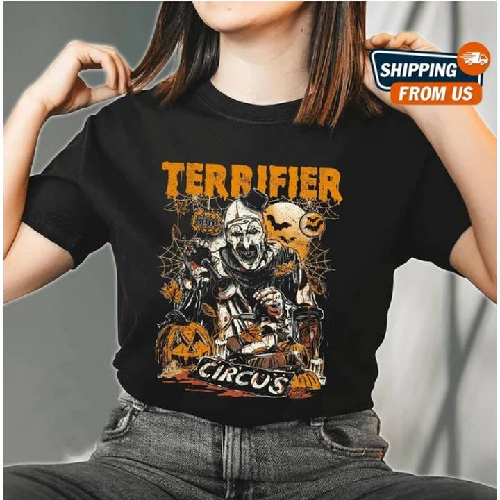Horror Shirt, Horror Movie T-Shirt, Halloween Horror Shirt, for wholesale by Alaridesign