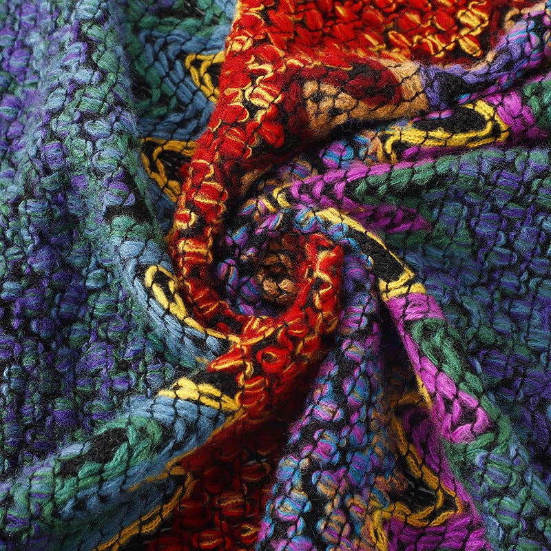 Funkyrel® Atzbranding Limited – Engroshandel Wrap - Dame – Scarvii - Boho sjal med lomme5