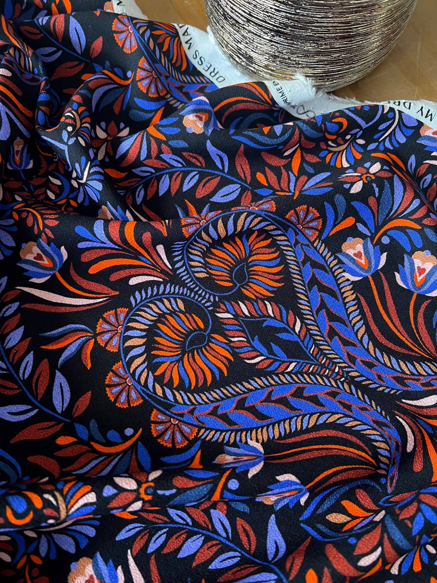 MY DRESS MADE - Wholesale Blouse - Women's - Olivia viscose crepe fabric - Printed in France4