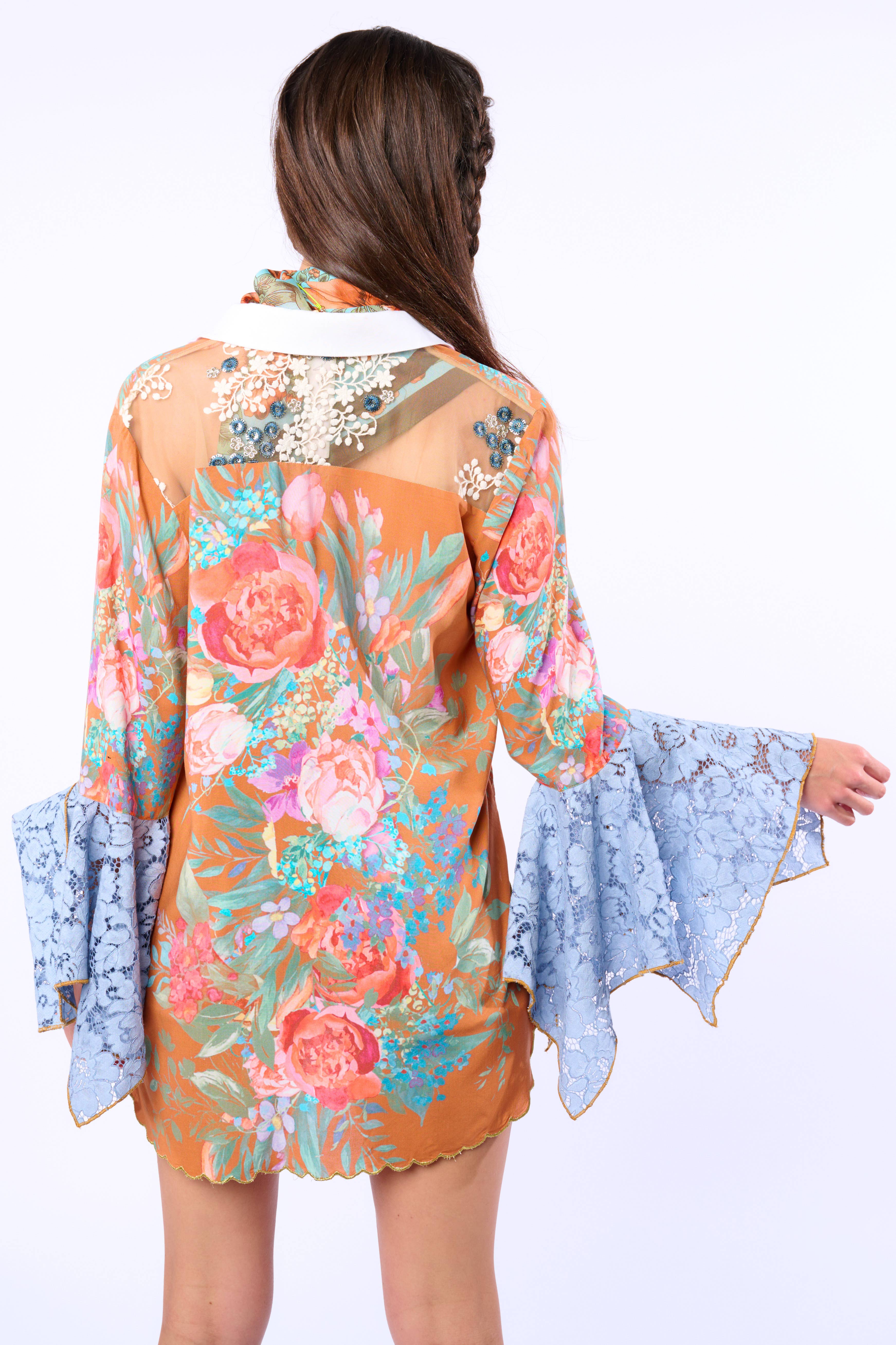 Kobberroseprint Valentina Skjorte for engroshandel på Faire2