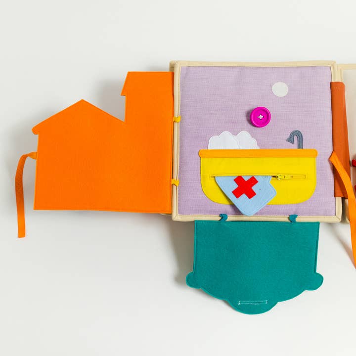 Educating AMY Ltd - Wholesale Baby & Toddler Book (0-2) - Fire and Rescue Creative Play Quiet Book - Maxi3