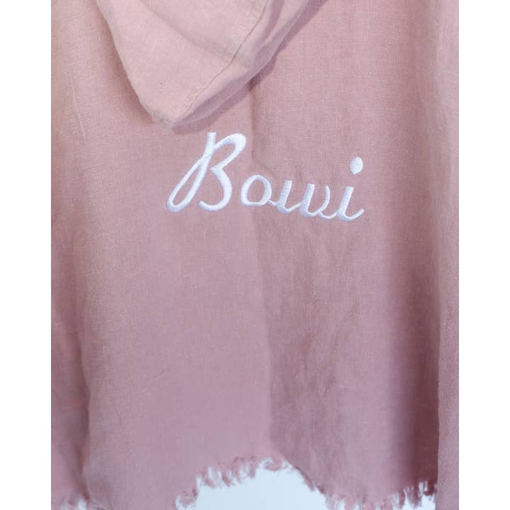 Anchor & Arrow - Wholesale Poncho Towel - Kids & Baby - Linen Hooded Poncho Towel - Blush5