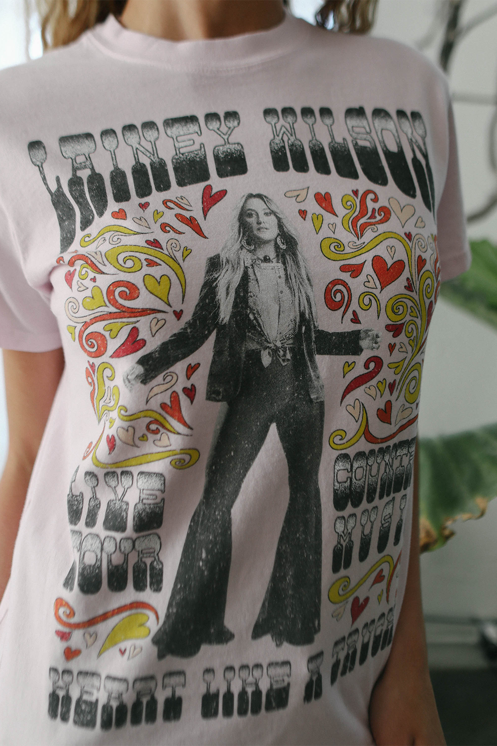 People Of Leisure - Wholesale Screen Printed T-Shirt - Women's - Lainey Wilson Heart Like a Truck Tee2