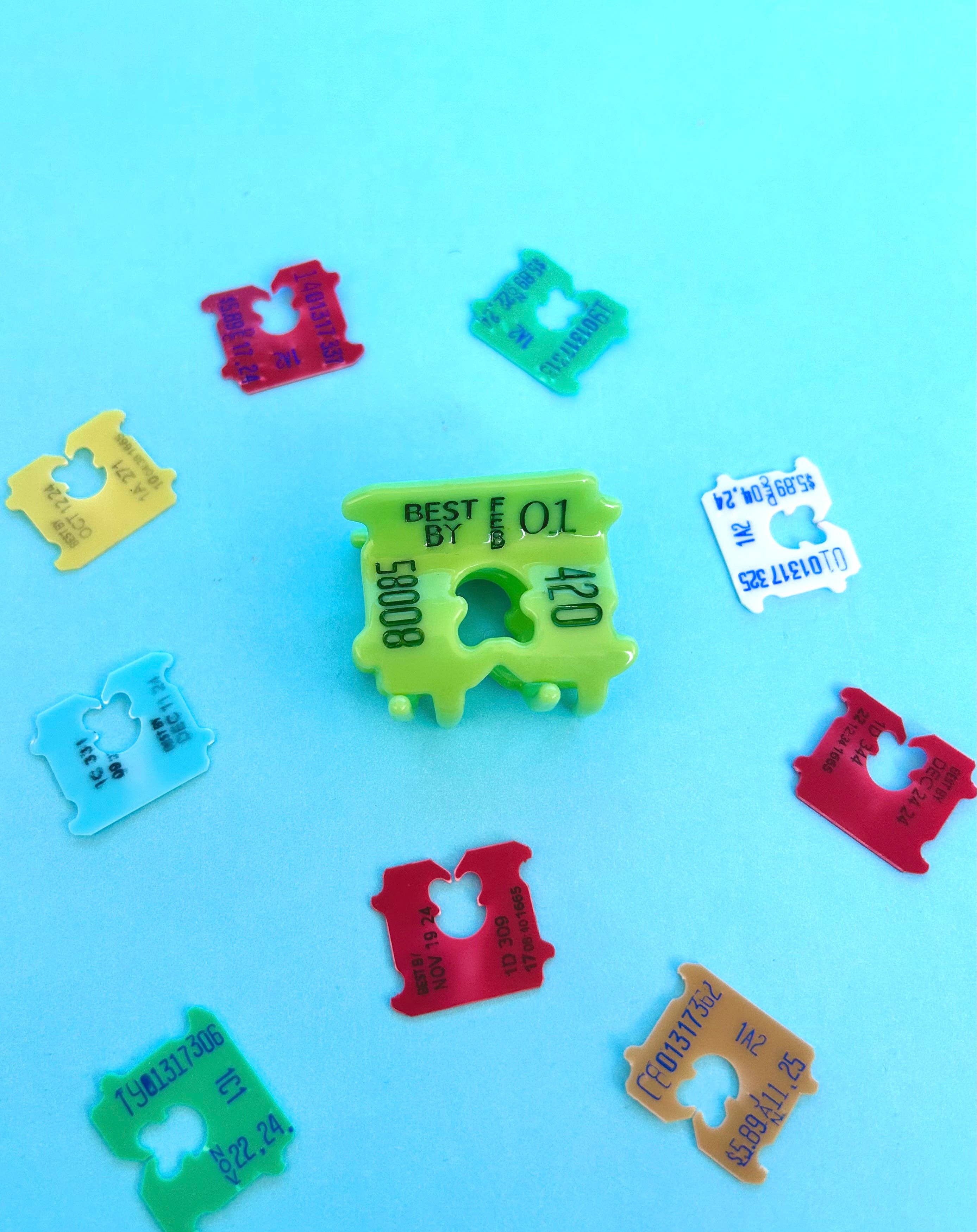 The Peach Fuzz - Wholesale Haaraccessoireset - Dames - Mini haarclip in broodclipstijl10