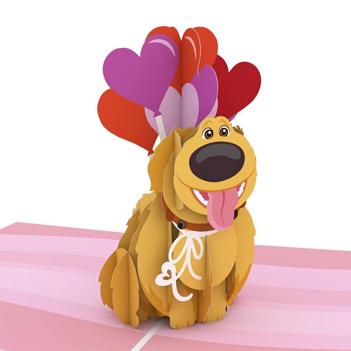 Lovepop Cards - Wholesale Love Card - Disney and Pixar Up Dug Loves You 5''x7'' Card