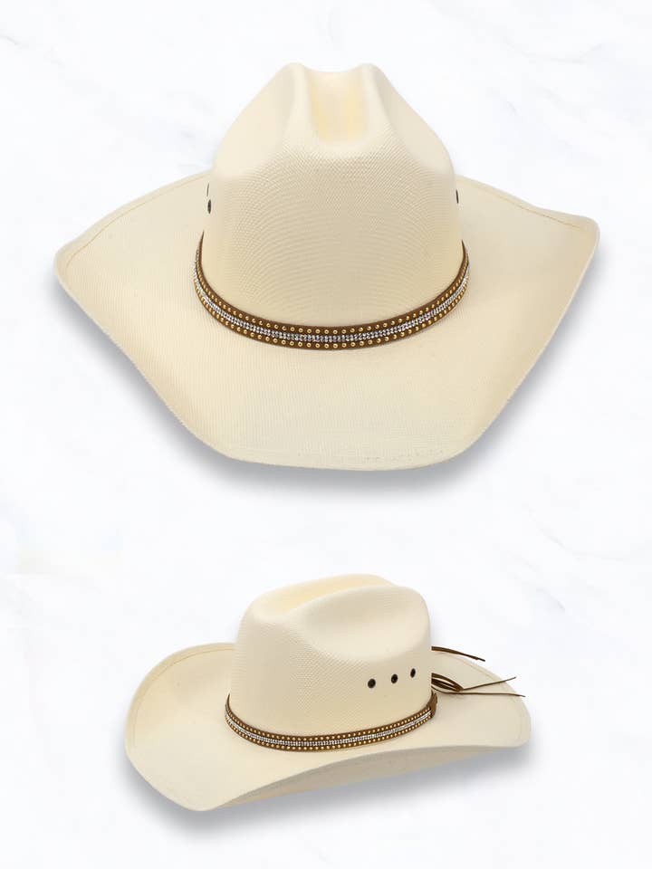 Cowboy Hat with Crystal Western Belt for wholesale by Suzie Q USA