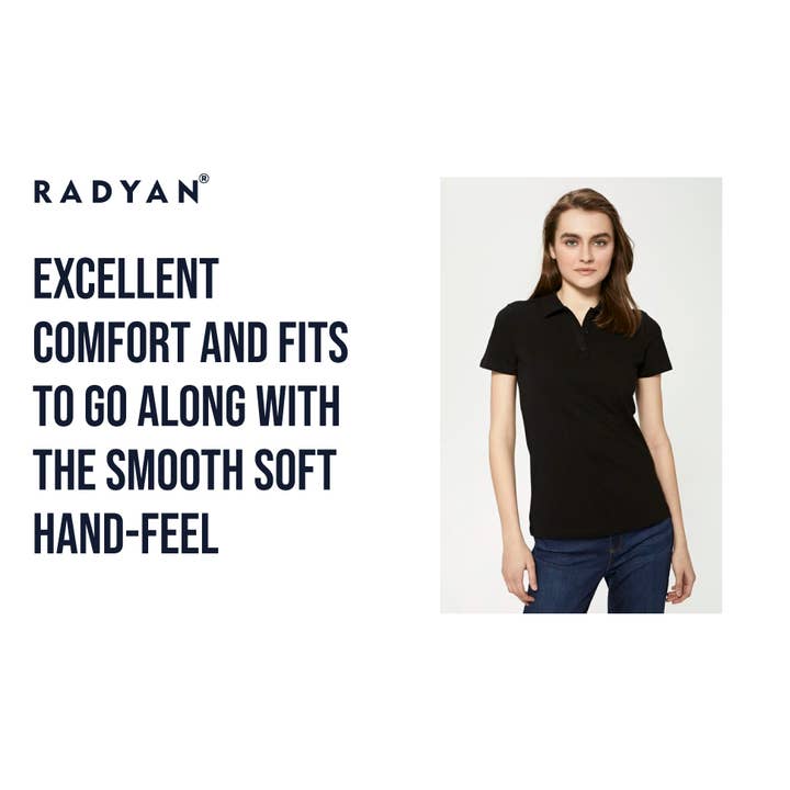 Radyan - Wholesale Polo - Women's - Womens Performance Cotton/Polyester Polo T-Shirt4