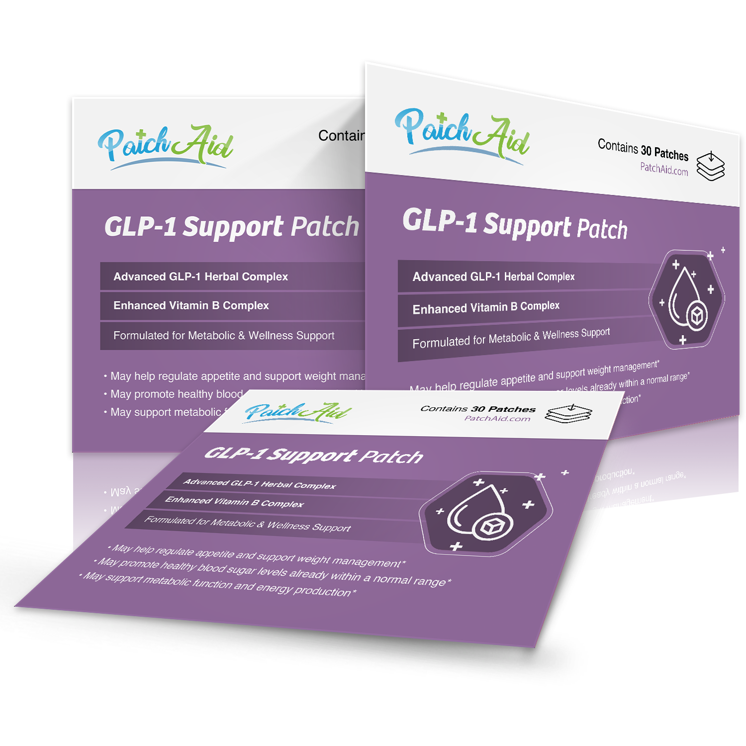 PatchAid - Wholesale Oral Supplement/Vitamin - GLP-1 Support Patch – Appetite Control & Metabolic Support3