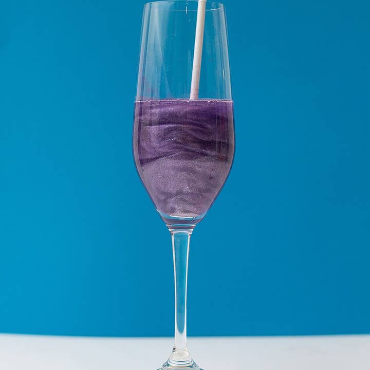 Sugar Mama Shimmer - Wholesale Drink Topper - Violet Vibes Shimmer - Purple Edible Glitter2